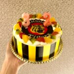 Ayumi Hirodo Instagram - 先日お誕生日を迎えました． 31歳の目標だった"リーグ優勝の取材"は達成しました！ 32歳の目標はもちろん"日本一の取材"です🐅 人生初のタイガースバースデーケーキ🎂に感動！球団公認ケーキだそう🫢みんなで心を込めて食べました笑 #虎視眈々