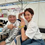 Ayumi Hirodo Instagram - ごぶごぶフェス2日目🔥 この日はボランティアスタッフとして、 @hamachankyuzitsu のSNS広報担当でした🫡 ☝️ こちらのアカウントのプロフィールページからストーリーのハイライト【色んなCEO】で残しているのでぜひ！ ①DA PUMPTOMOさんのインカメでパシャリ✨ ②移動姿がかっこいいので横切る姿を撮りたいのですが、CEOのサービス精神が勝りました ③ゴルフクラブを持っていない充さんと会うのは初めてかも！⛳️ ④清水ちゃんがたくさん私の相手をしてくれましたっ🐰 ⑤カメラロールにこういうショットたくさんあったな〜太輝さん、演技上手いなぁ〜 ⑥浜田さんからゆとり世代として怒られる同期の2人。なお反省はしない。 ⑦撮り終わってから太輝さんが、「このスリーショットこの世で1番いらんやろ」ってど正論かまされた ⑧お茶目なCEOもたくさんありました☺️ ⑨人間の背中がかっこいいってこれほど思った瞬間はありませんでした。 #フェスの余韻