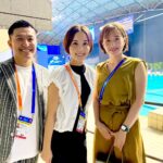 Ayumi Hirodo Instagram - 世界水泳🏊 連日競泳の中継を放送していますが、 残すところあと1日となりました． 飛び込みの会場でお会いした、寺内さんと馬淵さん✨ 寺内さんはABCテレビの頃から取材でお世話になりました！ そして、ハイダイビングも解説を務めていましたが、競技のインパクトや入水の音全てがダイナミックで虜になりました‼️ #世界水泳