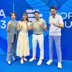 Ayumi Hirodo Instagram - 世界水泳・福岡🏊 連日、テレビ朝日系では世界水泳競泳の中継をお届けしています！ 月曜日の報道ステーションの中継では、選手が赤いライン（世界記録）を超えた時の見ている我々の特別な瞬間、興奮についてお伝えしました。大きな盛り上がりはまだ続いています！ 今日もみんな、ウルトラです‼️ #世界水泳