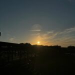 Ayumi Ishida Instagram - エスコンフィールド HOKKAIDO @maria_makino.official まりあがたくさん案内してくれた🩷🪽 連れて行ってくれてありがとう.. #思い出のシェア.. #朝の球場 #エスコンフィールド北海道 #終わって外出たら夕日きれいだったな #モーニング娘24 #morningmusume24 #石田亜佑美