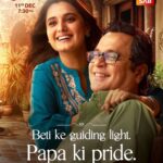 Ayushi Khurana Instagram - Pallavi ke liye uske papa hi uska 🌏 hai. Papa ke liye Pallavi ki khushi hi sab kuch hai. Par kyun shaadi ko leke nahi milte unke vichaar? Dekhiye Aangan - Apno Kaa 11th December se, shaam 7:30 baje, sirf Sony SAB par. 📸 @abhitabhkame Makeup by @unaid_ansari Hair by @little_hair_poetry #NewShow #Aangan #NotLeavingMyAangan #SonySAB #AanganOnSonySAB