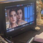 Ayushi Khurana Instagram – #saasbahubonding 
Offscreen vs Onscreen