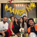 Ayushi Khurana Instagram - @suraj.kakkar Thank you so much for the best screening night ♥️ You always make it special for me @maneeshaa.saxenaa @shrutianandofficial you guys are the pillar of my life I love you all so much. Special thanks to @akashshamwani @anchorvishalmalhotra