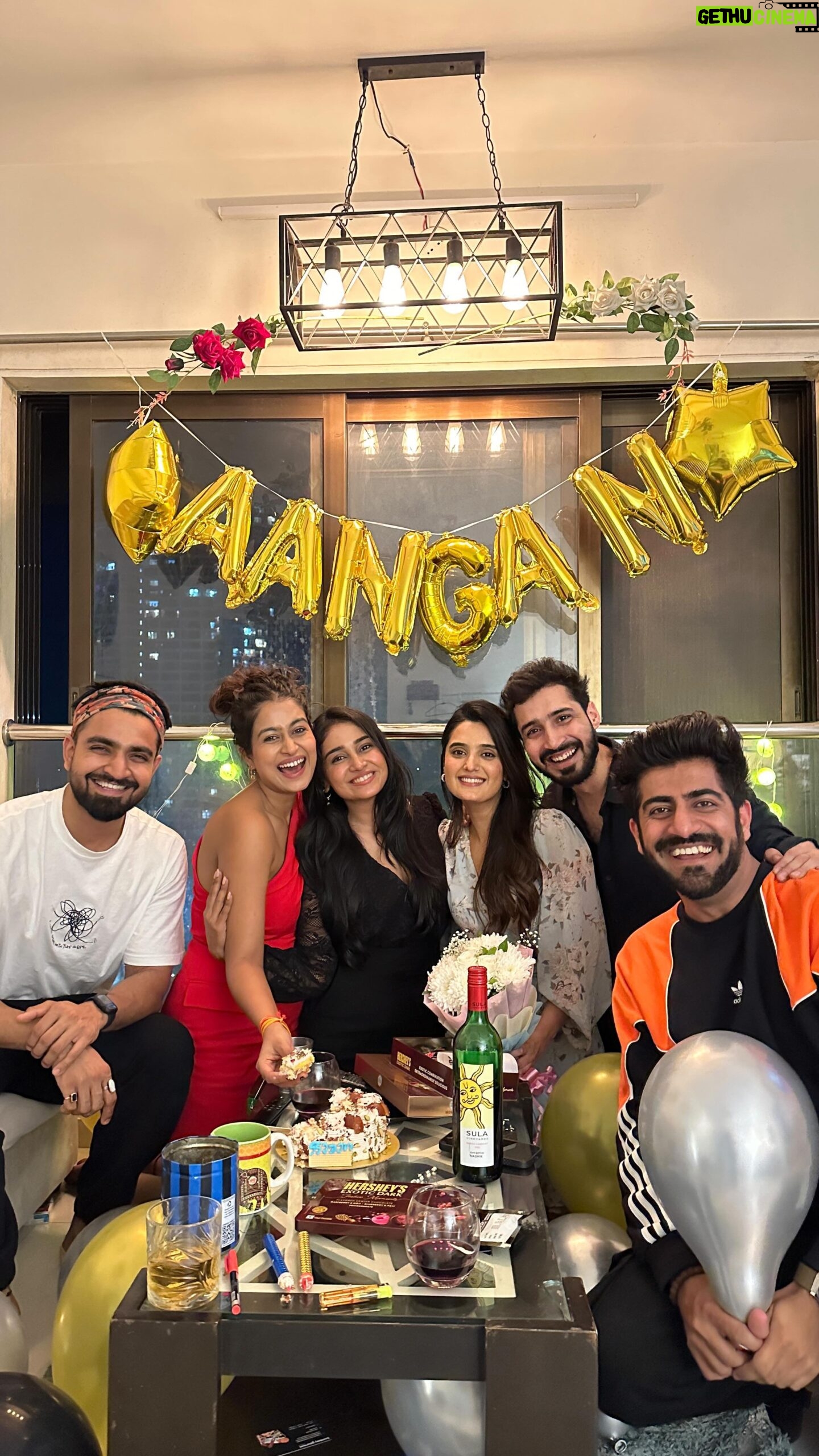 Ayushi Khurana Instagram - @suraj.kakkar Thank you so much for the best screening night ♥️ You always make it special for me @maneeshaa.saxenaa @shrutianandofficial you guys are the pillar of my life I love you all so much. Special thanks to @akashshamwani @anchorvishalmalhotra