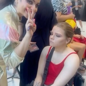 Azadeh Porbaha Instagram - #emiratesfashion 💄💄👗
#withoutfilter 😇😇
#fashionweek #dubaievents #makeupartist #fashionmakeup #beauty #trendmakeup 
#مكياج #مكياجي #مكياج_عيون #مكياج_عروس 
@azade_makeupartist83
