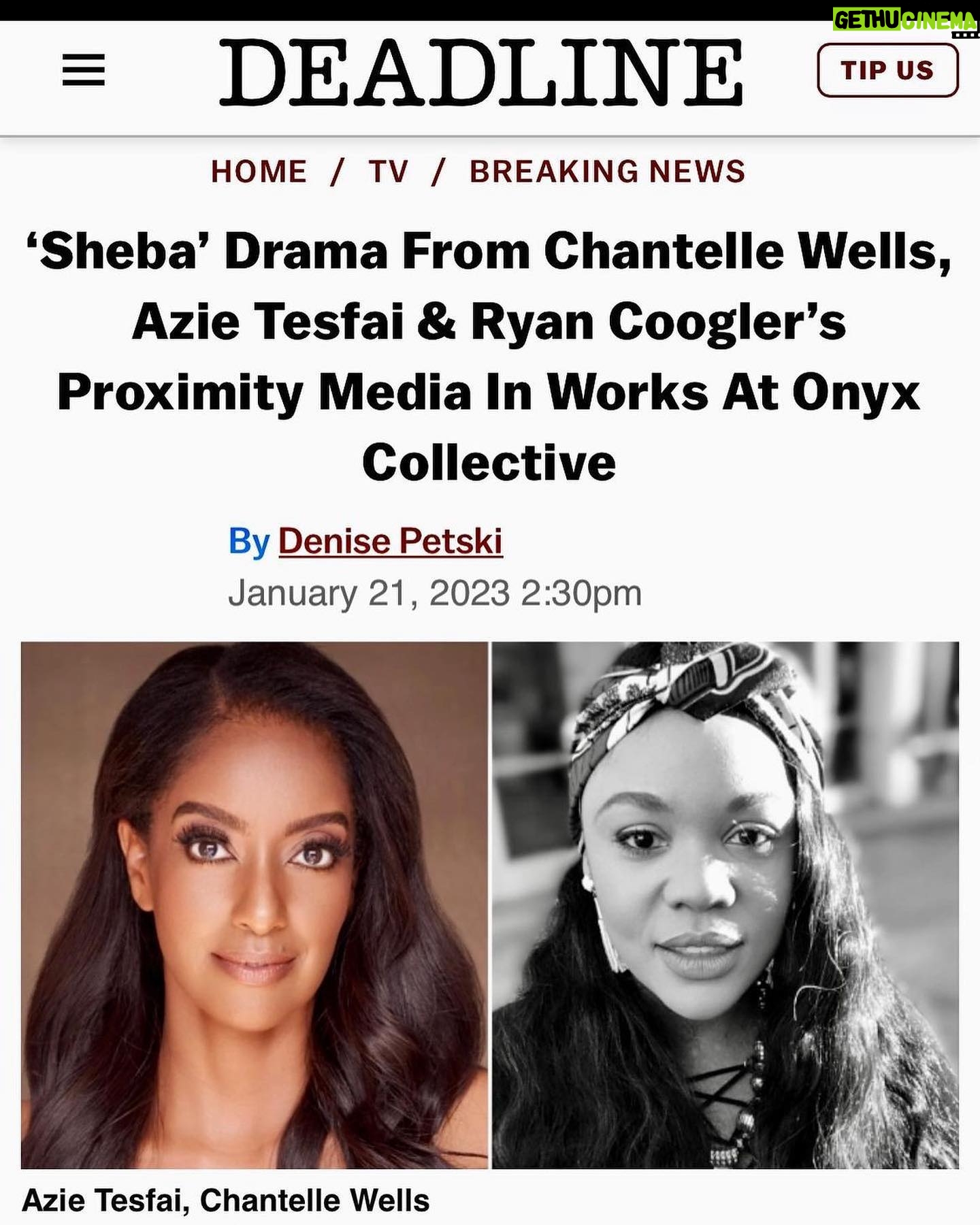 Azie Tesfai Instagram - I love my culture SO much!!π Creating this show with Chantelle was the most creatively fulfilling experience. And partnering with Ryan Coogler and the whole team at Proximity (Kalia Booker, Sev, Monica, Zinzi) is truly a DREAM partnership. QUEEN OF SHEBA is comingπ₯πͺπΉπͺπΉπͺπΉπͺπΉπͺπΉπͺπΉ
