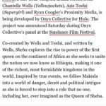 Azie Tesfai Instagram - I love my culture SO much!!😭 Creating this show with Chantelle was the most creatively fulfilling experience. And partnering with Ryan Coogler and the whole team at Proximity (Kalia Booker, Sev, Monica, Zinzi) is truly a DREAM partnership. QUEEN OF SHEBA is coming💥🇪🇹🇪🇹🇪🇹🇪🇹🇪🇹🇪🇹