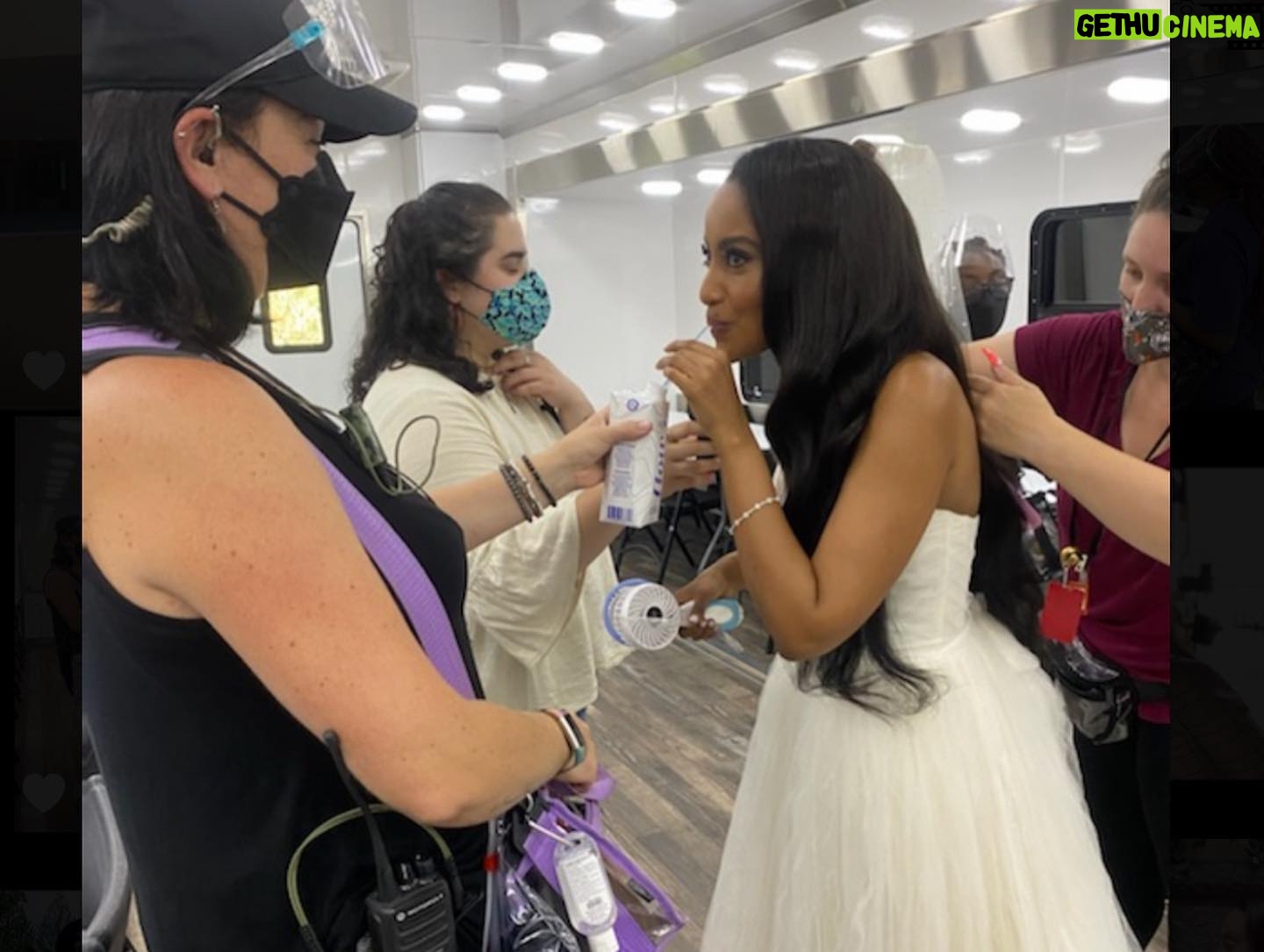 Azie Tesfai Instagram - Cheers to a new (and WILD ) episode of @millionlittlethingsabc , the winter finale is TONIGHT (and some extra #Supergirl bts) photo dump 💥
