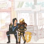 Azie Tesfai Instagram - Dansen ❤️🌈 Thank you for all of the fan art! #happypride What’s your favorite Dansen moment? Love you Chy! @chy_leigh 💕