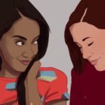 Azie Tesfai Instagram - Dansen ❤️🌈 Thank you for all of the fan art! #happypride What’s your favorite Dansen moment? Love you Chy! @chy_leigh 💕