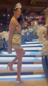 BB. Gandanghari Instagram - #Barbie: the world is my runway…❣️ . The staircase challenge 🤫 . Mag ingat at baka mahulog… bawal ang mapilayan‼️ . #LatePost #Legs #Heels #Transparent #Pink #BodyBag 🌹