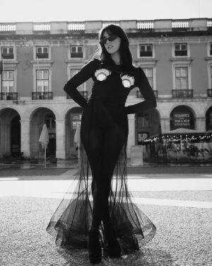 Bárbara Branco Instagram - yesterday wearing @darja_donezz
