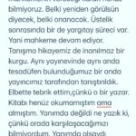 Başak Sayan Instagram – Bir kadının hemcinsini eril bir dille kadın bedeni üzerinden karalama çabasına cevaben: Bu fotoğraf yanılmıyorsam 2001 senesinde çekildi.
Mesleğin başındayken.
Yaşım 23. 
Şamdan dergisine.
O zamanlar neredeyse tüm tanınmış oyuncular,
şarkıcılar herkes o dergiye röportaj veriyor.
Haliyle ben de.
O kadar iyi oldu mu bilmem ama ben o zaman da çok sevmiştim,
şimdi de.
Tek fark o zamanki Başak’ın endişelerine ve korkularına şefkatle bakabiliyorum. Dün avukatım Zekeriya Bey bana Azra Kohen’in bu fotoğrafım ile paylaştığı ve beni küçük düşürmeyi amaçladığı görselleri yollayınca şaşırdım. 
“Seviyesiz” bir fotoğraf paylaştığı için özür dilemiş. Fotoğrafın seviyesini beğenmediğim tek yanı saçlarım. Keşke hiç kestirmeseydim, çok daha estetik dururdu :) Ne oldu da saldırıya geçti acaba durduk yerde dedim. Önce yazdığı ve neredeyse hepsi yalan olan sözleri nedeniyle öfkelendim. 
Ama bir kaç saniye sürdü bu. 

Bir kadın olarak kadın haklarından dem vurup kendi hemcinsine eril bir dille, ahlak bekçiliği yaparak bu şekilde saldırmasından dolayı içine düştüğü derin çaresizliği anladım ve onun adına üzüldüm. O kadar çaresiz ki bunu yaparak hemen hemen bütün kadınları ( oyuncu veya değil ) kendi çıkarları için küçük düşürmeye çalışma gafletinde bulunmuş. Oluşturmaya çalıştığı kanaat önderi maskesini kendi kendine düşürmüş oldu. Bu şekilde gündeme gelme çabaları da ayrıca üzücü tabi. 
İntihal davasında bir üst mahkemenin vereceği kararı henüz bilmiyoruz. Belki yeniden görülsün diyecek, belki onanacak. Üstelik sonrasında bir de yargıtay süreci var. Yani mahkeme devam ediyor. Tanışma hikayemiz de inanılmaz bir kurgu. Aynı yayınevinde aynı anda tesadüfen bulunduğumuz bir anda yayıncımız tarafından tanıştırıldık. Elbette tebrik ettim,çünkü o bir yazar. Kitabı henüz okumamıştım ama almıştım. Yanımda değildi ne yazık ki, çünkü orada karşılaşacağımızı bilmiyordum. Yanımda olsaydı imzalatırdım da. Adettendir çünkü. Ama okumuş olsaydım aynı şekilde davranır mıydım bilmem. Kapıda beklemeler falan, nasıl inanılmaz bir hayal gücü, tebrikler. Kapısında bekleyeceğim yazarlar var elbette. Bana ışık olan, yol gösteren. Ancak kendisi onlardan biri değil. DEVAMI YORUMLARDA👇🏻
