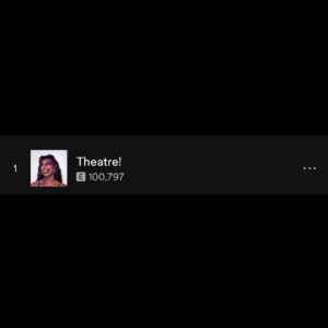 Baby Instagram - “XX” is out in 3 days but thank you guys for getting my first single “Theatre!” to 100,000 streams in the mean time 😩❤️

Thanks to all of you following my musical journey so far. Bring on Thursday!