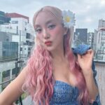 Bada Instagram - 🌼😉🤘🏻🌼 @moschino #ses #sea #daily #summerdress #모스키노#kpop #kpopsinger #bada