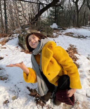 Bae Da-bin Instagram - #gift from #마리끌레르
 Hello,2021!💛