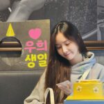 Bae Woo-hee Instagram - 아침에 카페에서 생일축하 당했 #231121 🫶🏻