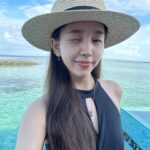 Baek A-yeon Instagram - 물놀이 죠아🐟🐠🐋🌊