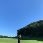 Baek A-yeon Instagram - 즐거운 골프⛳️ 마지막은 가마할아범,,😂 #골프