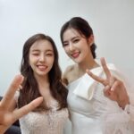 Baek A-yeon Instagram - 언니랑 같이 춤출수 있어서 영광이었어요💜🥰 #복면가왕 #음색여신 팀은 저희였습니다!!😘😆☺️ #박기량 #백아연