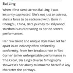 Bai Ling Instagram - Almost new #2024 I am so excited and you? #happynewyear my love 😛💖💋 Click the link in my bio for #newyear gifts and #2024 amazing #calendars and creation @bailinghollywoodpopularshop 10 pics, me on a #filmset in my dressing room last week and a brand new fantastic article. Thank my friend send me this wonderful #article on me of my life and also as an #actress in #hollywood of my #movie career , my journey. The link https://lyncconf.com/exploring-the-life-and-stellar-career-of-actress-bai-ling/ I appreciate the wonderful writer wrote this article, seamed she or he knows my story and the #impact I am making as a humanbeing and as a performer in our world. I appreciate the understanding and admiration of holding me highly in the essence of a gift of life. Thank you so much! I always picture my story is featured in #newyorktimes and #latimes #variety and #hollywoodreporter as a breve soul came from Far East without knowing nothing of the western culture western world, knowing nothing about Hollywood even without knowing a word of english yet become a #star . I just want my story to be a powerful #inspirational story for all people whom have dreams. Yes, anything is possible! If you click link in my bio, then click #gofundme watch my presentation video for my #directorialdebut movie #myquarantineromancewithtoiletpaper @quarantineromancee you will see,know my story and what I am dealing with and what I went through, and mostly where are those power and believes coming from. It is the most #inspiration story of our #21stcentury . Cookie: Never underestimate our potential, never because of what you want from our Society, then to sacrifice your own dreams desires and rights as a beautiful #magnificent #humanbeings .Life is for living for us to experience our potential, not to fit into society, because in the end you will regret because you want some approve yet not really lived to your powerful happy amazing potential. In freedom , you find your true path of joy, satisfaction, fulfillment and #success , in freedom, you find your true magnificent human journey. Love from #hollywood 😛👍💖 #bailingmovie #白靈電影 #白靈時尚 #bailingfashion #fashion #fashionicon