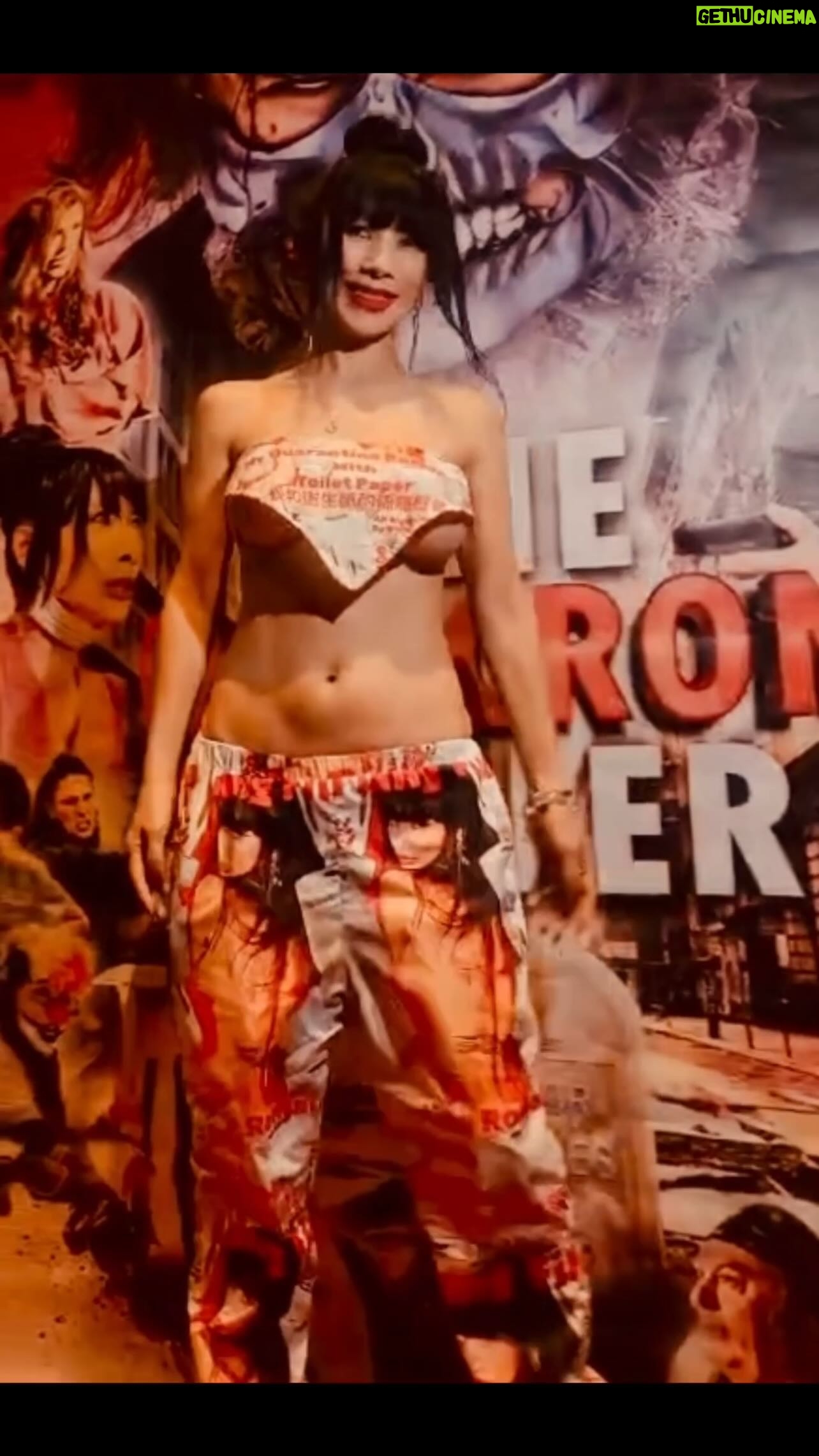 Bai Ling - 2.6K Likes - Can you figure it out what does it say on my top and pants? Like what I am wearing for my new movie #premiere or not? Too sexy? Leave me a comment.
It’s my own #design , I know the top is not supposed to go that high, but I could not see it, after I took off my heavy jacket it moved up, and I had my 2 handsome intelligent male friends with me, but none of them said anything, so I thought it’s fine then, but only when I see this video I realized the top was pulling way too high? Don’t mean to offend you my friend😩😩 but look at the video I blended in quite good with the background hope you don’t noticed as much!
Also finally I am getting #fat look at my #belly wow so big 😩🤣👏what can di?
Tonight I went for my new movie #premiere #omicronkiller at #santamonica #laemmle theater look at the whole vedio #redcarpet look, it really looks like a #marvel #comic #movie does it ? The #graphicdesign is so cool, actually fits what I am wearing almost perfectly right?
You can get what I am wearing in my #fashionshop by click the link in my bio @bailinghollywoodpopularshop @quarantineromancee
Of cause now the film is playing in theaters everywhere check it out. It’s a funny and scary movie.
Cookie: Trust our good fortune, no matter what happens, it’s all going to benefit us, we just don’t have the ability to see it yet now.
Love 💖😛🎞️
#hollywood #independentfilm #bailingmovie #fashion #healthylifestyle #healthychoices #bailingfashion #positivevibes #positivethinking #positivethoughts #positivequotes #白靈 #白靈電影 #白靈時尚 #白靈的小蠻腰 #白靈語錄 #首映