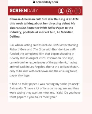 Bai Ling Instagram - How come my previous post disappeared ? Someone can tell me? Wow someone hacked into my account?

10pics just reposted . And I am going to a #premiere now in #hollywood from #afm will add text later 🧻💖😛

But Do you have #toiletpaper ? Love the title 🤣🧻👏💖🎞💋🛁💃

Those pics are #elegant and #classy #tastefully agreed ?

Cookie: Only beautiful thoughts, good heart, and positive energy and kindness in someone’s being , and express them daily , will then attract more of all those beautiful things and qualities into ones life and world. 

Love from #hollywood 🌹❤️🎞💋🎬🛁🎸🎼💰🧻

#bailingmovie #elegance #grace #filmmaking #filmmakers #bailingfashion #白靈 #白靈電影 #白靈時尚 #白靈導演處女作#directorialdebut #film #myquarantineromancewithtoiletpaper #我和衛生紙的隔離戀情 #comedy #romanticcomedy #screendaily #fashion #style #glamour #virulpost🤟🤙 #positivevibes #healthylifestyle