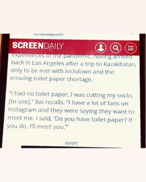 Bai Ling Instagram - How come my previous post disappeared ? Someone can tell me? Wow someone hacked into my account?

10pics just reposted . And I am going to a #premiere now in #hollywood from #afm will add text later 🧻💖😛

But Do you have #toiletpaper ? Love the title 🤣🧻👏💖🎞💋🛁💃

Those pics are #elegant and #classy #tastefully agreed ?

Cookie: Only beautiful thoughts, good heart, and positive energy and kindness in someone’s being , and express them daily , will then attract more of all those beautiful things and qualities into ones life and world. 

Love from #hollywood 🌹❤️🎞💋🎬🛁🎸🎼💰🧻

#bailingmovie #elegance #grace #filmmaking #filmmakers #bailingfashion #白靈 #白靈電影 #白靈時尚 #白靈導演處女作#directorialdebut #film #myquarantineromancewithtoiletpaper #我和衛生紙的隔離戀情 #comedy #romanticcomedy #screendaily #fashion #style #glamour #virulpost🤟🤙 #positivevibes #healthylifestyle