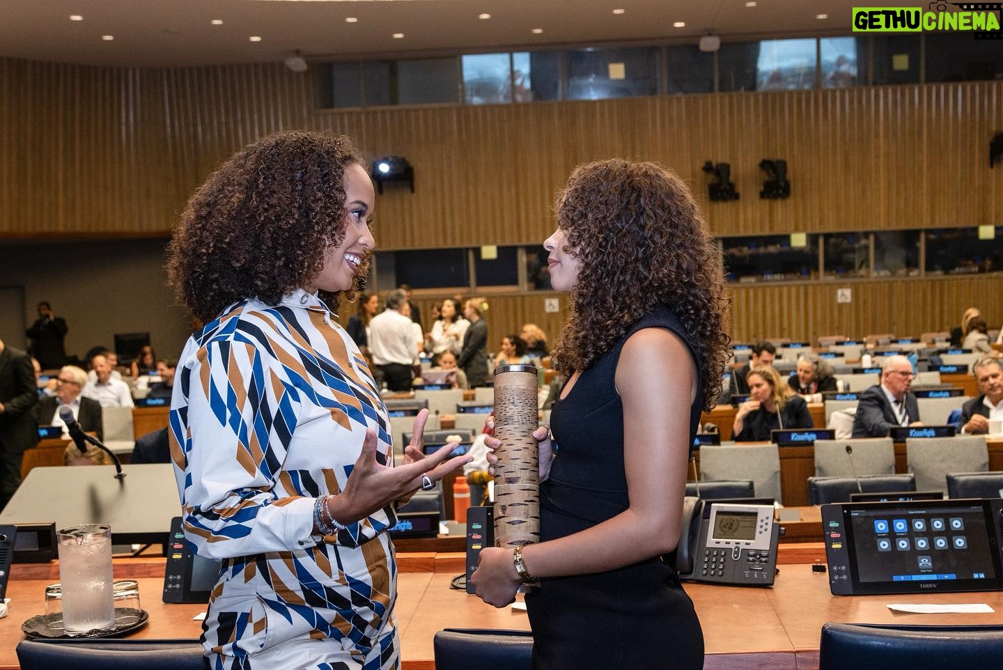 Bailey Bass Instagram - Some photos from my time at the UN. Very grateful for the opportunity to speak on Ocean Rights. Thank you @danniwashington and @theoceanrace for inviting meπ€πβ¨π± *excerpt of my speech in my reels*