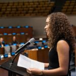 Bailey Bass Instagram - Some photos from my time at the UN. Very grateful for the opportunity to speak on Ocean Rights. Thank you @danniwashington and @theoceanrace for inviting me🤍🌎✨🌱 *excerpt of my speech in my reels*