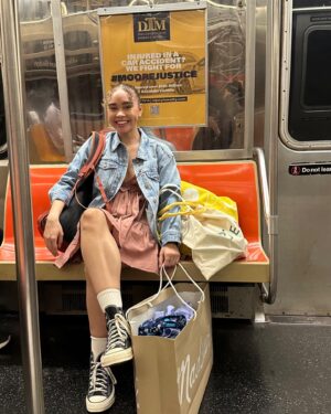 Bailey Bass Instagram - Some special moments. Loads of blessings.
In the first picture, I asked a girl to take a picture of me on the train. I was feeling super blessed and full and needed to document the moment. 
The second picture is some good vibessss. 
The third is me jumping from what felt like a whole lot of feet. Free falling is dope. 10/10 would recommend!
The fourth pic is me and mama after mama drove 10hrs straight to Nashville for our girls trip(the drive documented in my last reel). 
And the fifth is what we all need…a good dose of cow content🤍
#smileitreleasesdopamine