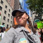 Bailey Bass Instagram - First protest!!! (please read below) I get very hesitant about sharing my personal views with you all because I truly don’t want to alienate anyone. First I wanna say that caring for the planet is so important. Truly, it’s simple. We take care of the planet or a lot of people will be hurt. Plus, I know most of y’all don’t want to settle on Mars anyways so I ask one thing…please please take care of this one. It’s our home🤍 p.s. you don’t have to wait to be the most educated about a movement to join it. Listen to your heart and follow it. Also, marching with @lizz.yu @mayasideas @saadamer and @sagelenier was all the vibes🌱 #climategirlie #hereforher #planetA