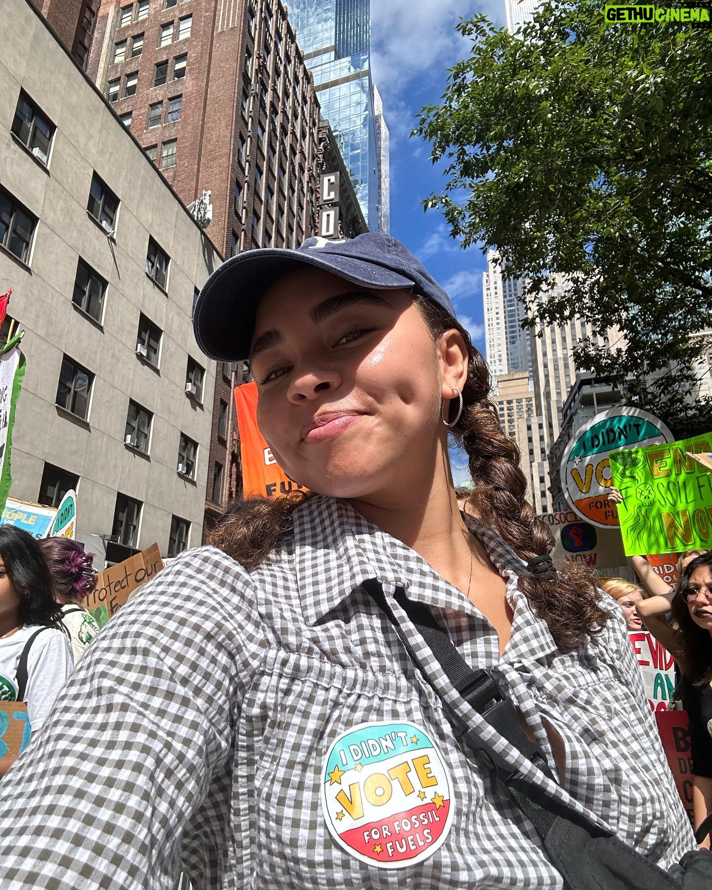 Bailey Bass Instagram - First protest!!! (please read below) I get very hesitant about sharing my personal views with you all because I truly don’t want to alienate anyone. First I wanna say that caring for the planet is so important. Truly, it’s simple. We take care of the planet or a lot of people will be hurt. Plus, I know most of y’all don’t want to settle on Mars anyways so I ask one thing…please please take care of this one. It’s our home🤍 p.s. you don’t have to wait to be the most educated about a movement to join it. Listen to your heart and follow it. Also, marching with @lizz.yu @mayasideas @saadamer and @sagelenier was all the vibes🌱 #climategirlie #hereforher #planetA