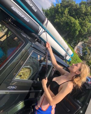 Bar Paly Instagram - First time #PaddleBoarding 🌊 🏄‍♀️ ☀️ I think I got the hang of it 🤔🤪