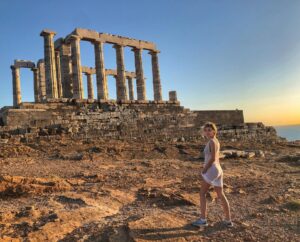 Bar Paly Instagram - Temple of Poseidon 🧜🌊🌅 #GreekMythology #AncientGreece 🇬🇷