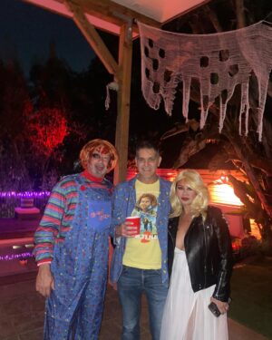 Barbara Alyn Woods Instagram - My perfect Ken for the night! 💪🏼itsjoemclean !!! 🧡🧡🧡🧡🧡