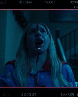 Barbara Alyn Woods Instagram - If you gotta go… go BIG! Thank you @realdonmancini and #chucky for a death I will always remember and cherish @chuckyisreal 🔪🔪🔪🖤❤️🖤