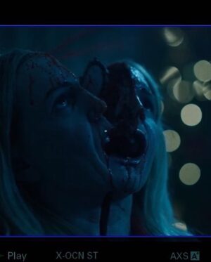Barbara Alyn Woods Instagram - If you gotta go… go BIG! Thank you @realdonmancini and #chucky for a death I will always remember and cherish @chuckyisreal 🔪🔪🔪🖤❤️🖤