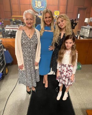 Barbara Alyn Woods Instagram - @chuckyisreal season 2 BTS!  FINALE WEDNESDAY AT 9/8c on @usa_network & @syfy ! 🔪 🩸 🔪🩸🔪
