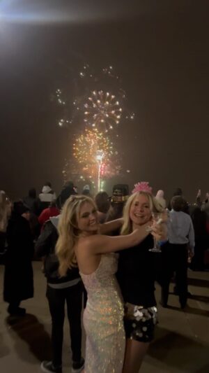 Barbara Alyn Woods Instagram - My first 2024 NEW YEAR’S KISS!!! #CHICAGO