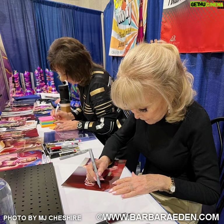 Barbara Eden - 3.7K Likes - Meeting lots of lovely people today in Rhode Island! Will be here tomorrow, then back home! Will I see you here? -B #idreamofjeannie #barbaraeden #convention