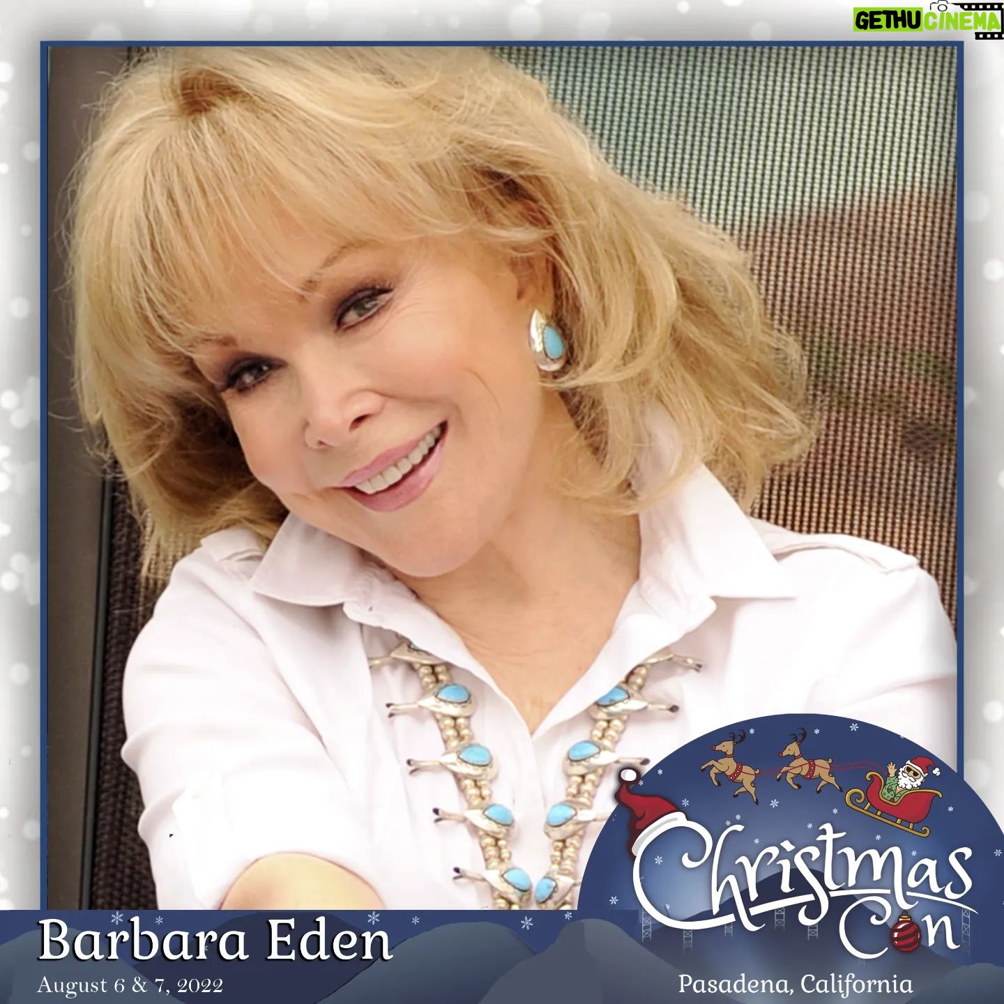 Barbara Eden - 4K Likes - Surprise! I will be making an appearance Saturday and Sunday (August 6-7) in Pasadena, California at the Pasadena Convention Center for ChristmasCon with @thats4ent !
Stop by my corner at the convention for autographs, photos and a Q&A panel! Tickets are on sale thru www.Thats4Entertainment.com
I hope to see you there! -B