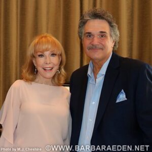 Barbara Eden Instagram - Barbara with Official Fan Club member, Randy Rice, at a recent event in Burbank, CA. Join Barbara's Official Fan Club now at BarbaraEden.net! -Team Eden