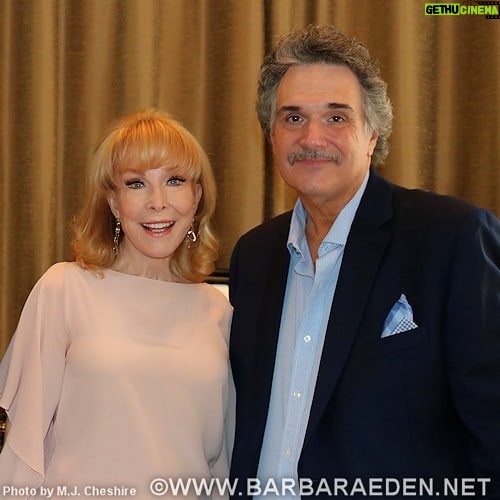 Barbara Eden - 4K Likes - Barbara with Official Fan Club member, Randy Rice, at a recent event in Burbank, CA. Join Barbara's Official Fan Club now at BarbaraEden.net! -Team Eden
