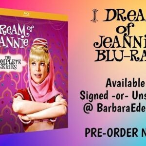 Barbara Eden Instagram - >Blink< Your wish is granted! I Dream of Jeannie: The Complete Series is coming to Blu-Ray September 21, 2021! Signed or Unsigned copies available. Yippeee! -B #shopbarbaraedennet