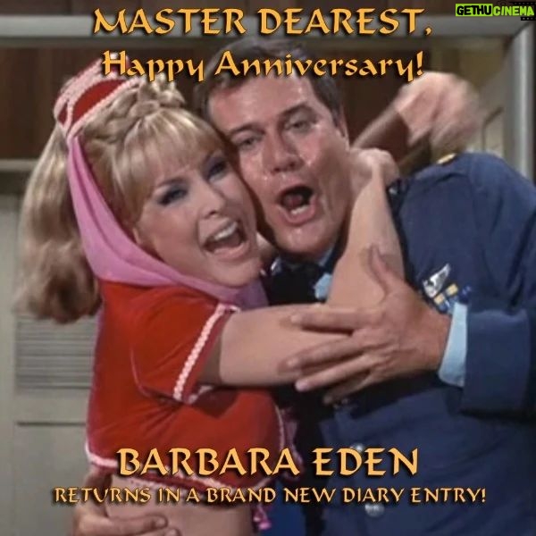 Barbara Eden - 6.4K Likes - Join Barbara at 9pm Monday (Sept 19th) on YouTube to celebrate the 57th Anniversary of "I Dream of Jeannie" with a brand new edition of "Master Dearest!" Link in first comment. -Team Eden #idreamofjeannie #barbaraeden #larryhagman