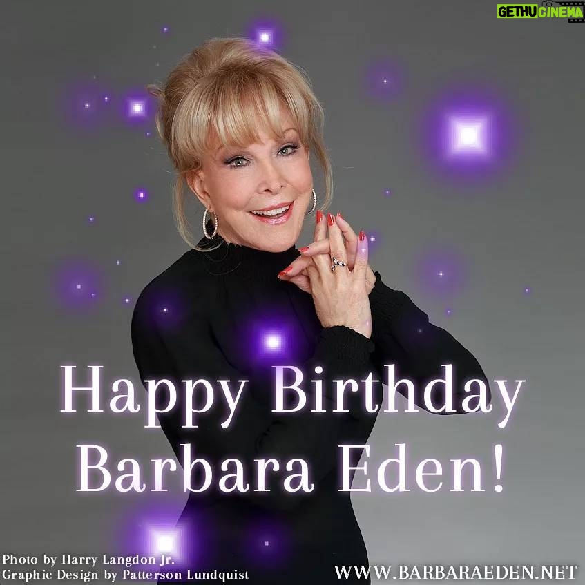 Barbara Eden - 14.7K Likes - Let us all take a moment to wish our favorite lady the happiest of Birthdays! Leave your Birthday wishes here for Barbara as she celebrates her 90th Birthday! -Team Eden #happybirthdaybarbaraeden
