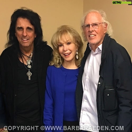 Barbara Eden - 3.6K Likes - Look who I ran into this past weekend! Alice Cooper and Bruce Dern! Great guys! -B #alicecooper #brucedern