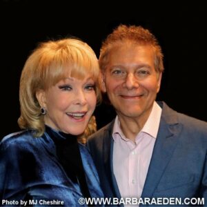 Barbara Eden Instagram - On Monday, March 21, I and a small group of family and friends attended a special screening of the long-unseen color taped version of the lavish 1967 television adaptation of “Kismet.” I was thrilled when the color version was recently discovered by the son of producer Norman Rosemont. 

I am so excited that the TV special is currently being restored and prepped for potential future screenings and release by archivist and filmmaker-friend Dan Wingate. 

Since we met in 2000, Dan promised he would search for this! Low and behold, he finally located the color version after searching for it for the last 22 years! I cannot begin to describe how happy I am about this! 

Others in attendance included my co-star George Chakiris, Michael Feinstein (pictured with him here), Patricia Kelly and Leonard Maltin. -Barbara